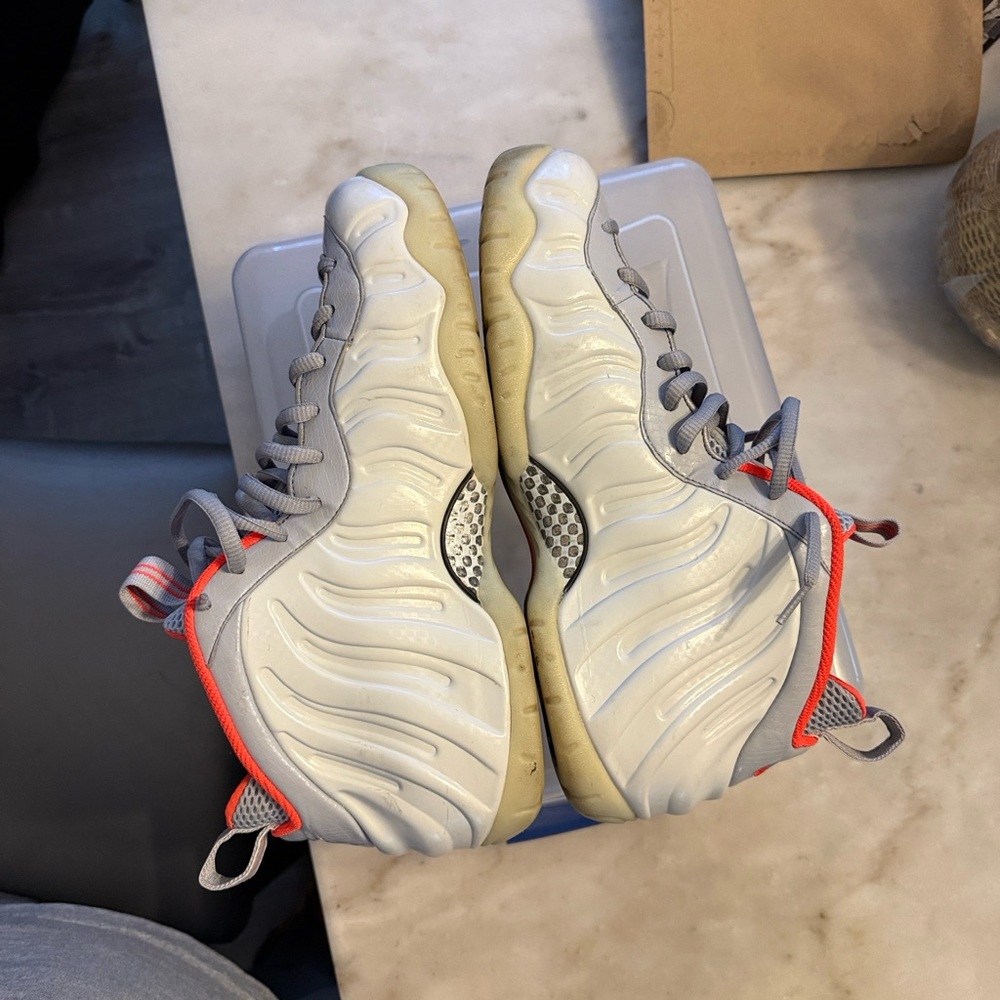 Nike Gray and Red Sneakers